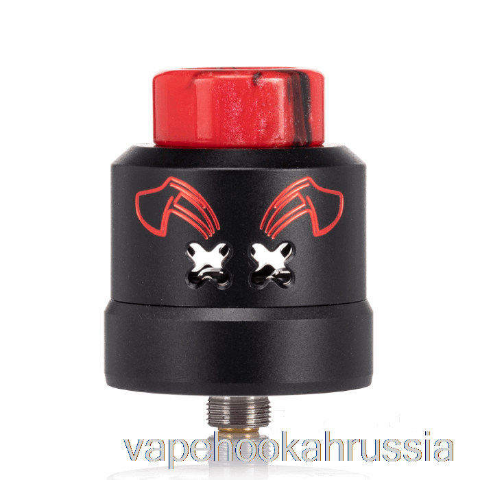 вейп Россия Hellvape Dead Rabbit Max 28 мм BF RDA черный красный